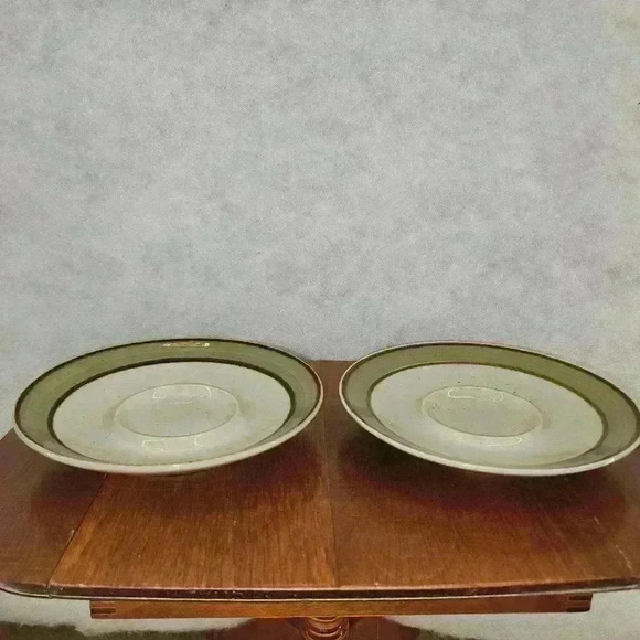 Rainbow Stoneware Saucer Plates Mango (Green) Set Of 6  #656 6-3/8” Japan‎ - Picture 4 of 4
